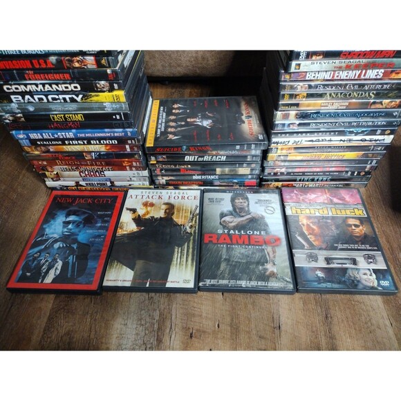 DVD Action Movies Lot Bundle 59 Total - Picture 4 of 15